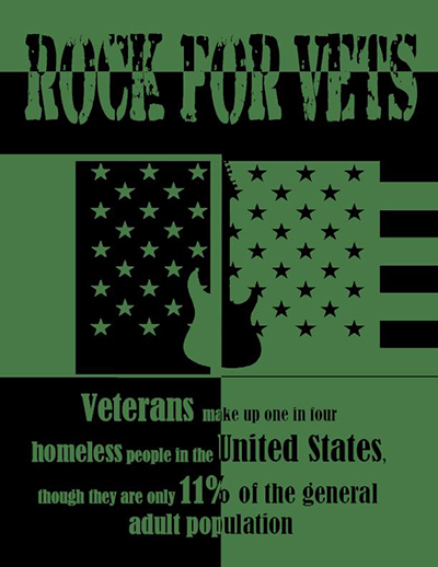 Rock for Vets Poster